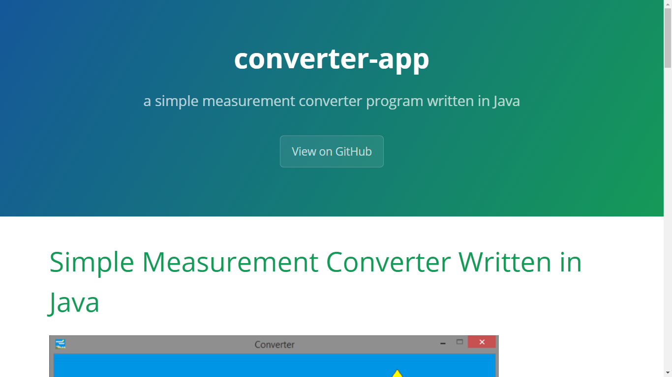 Java Converter App