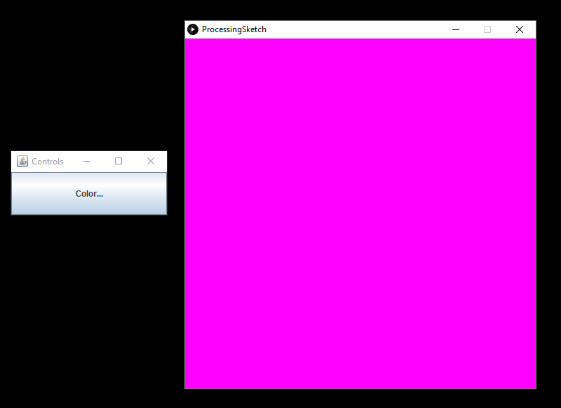 pink Processing sketch
