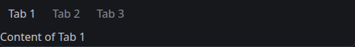 Tabs