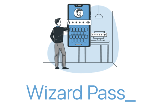Screenshot of coding internship final project wizardpass