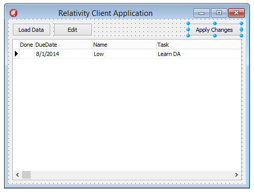 Add an Apply Changes Button Task