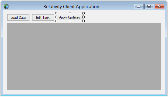 Newly added Apply Updates button