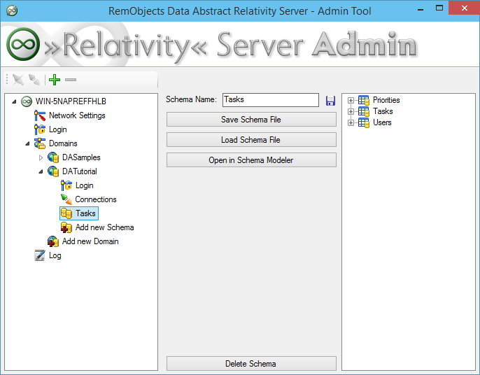 Relativity Admin Tool - Add Schema