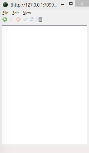 Schema Modeler - Empty Connections Window