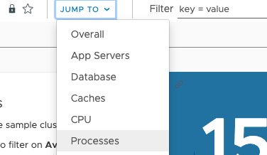 Jump To menu shows sections