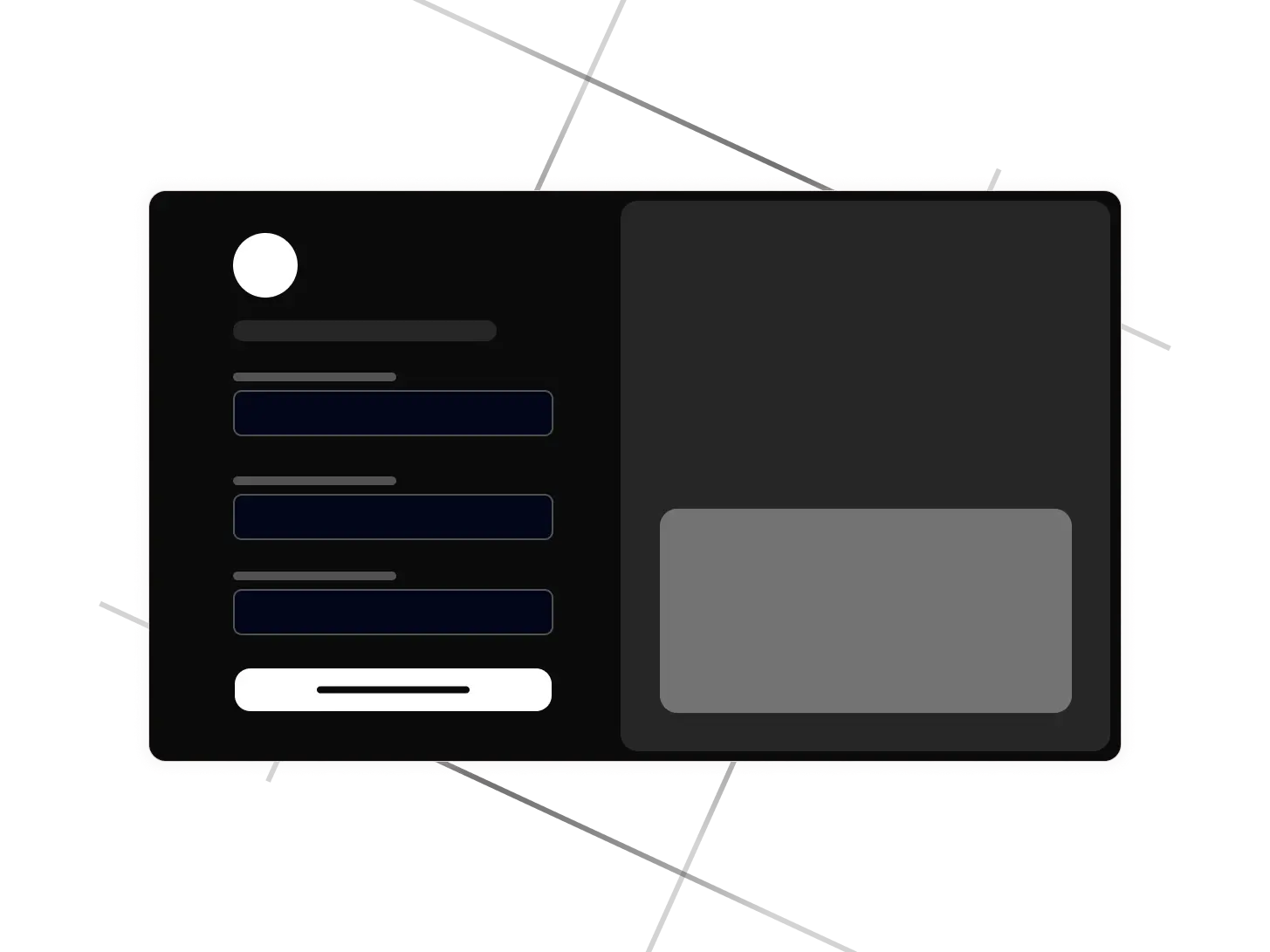 Illustration dark Signup