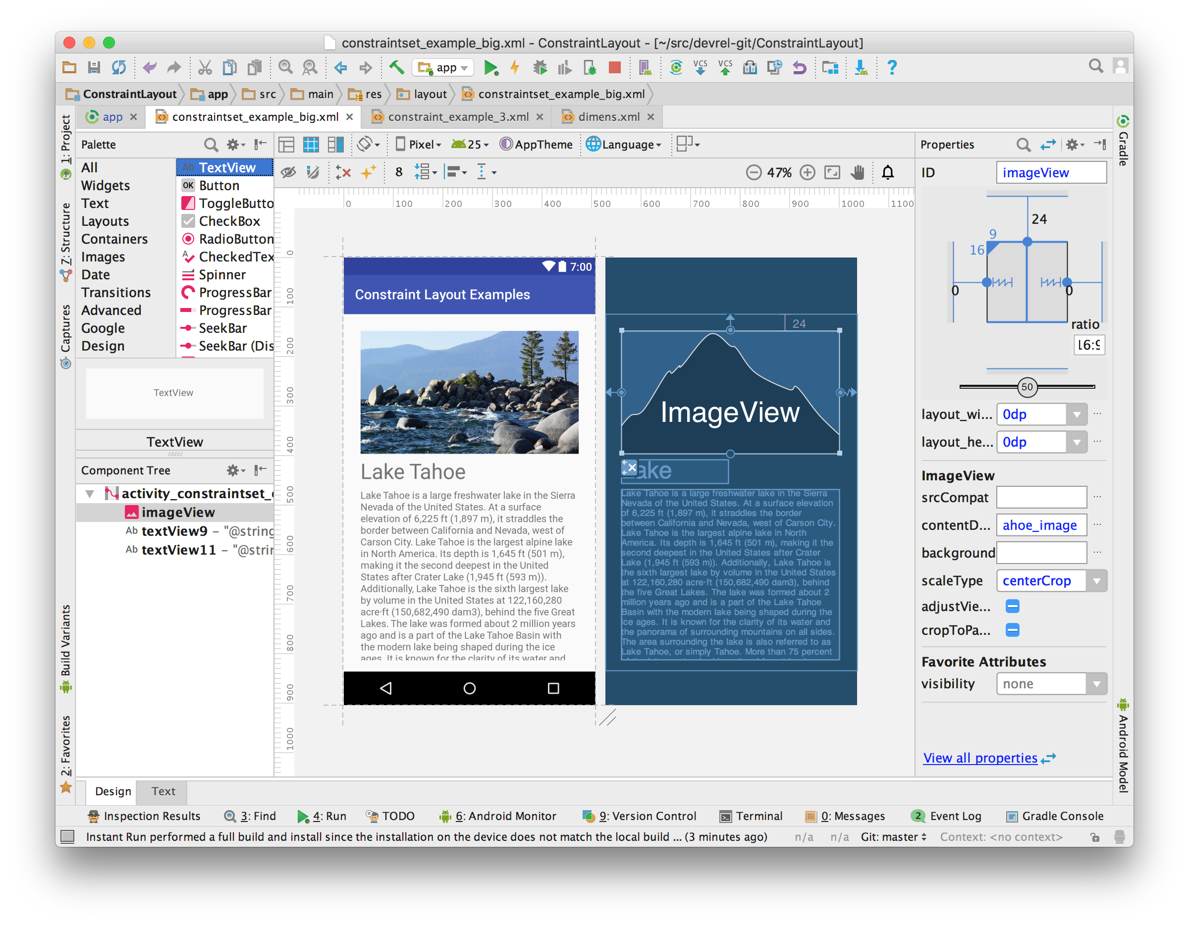 Constraint Set Example Constraint Set Example