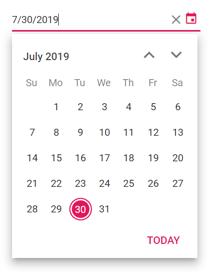 Angualar 5 Datepicker Angular 5 DatePicker Custom Component