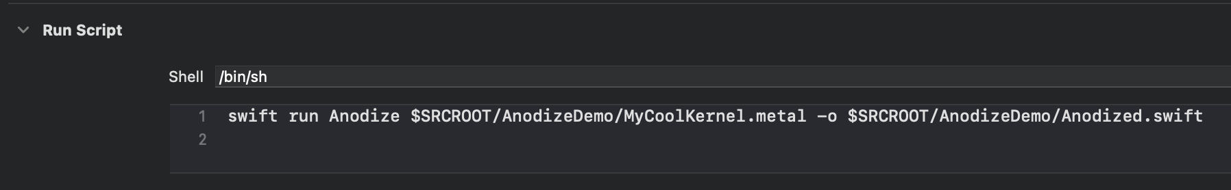 run script build phase