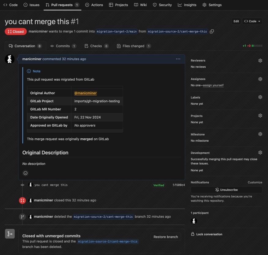 example migrated closed pull request