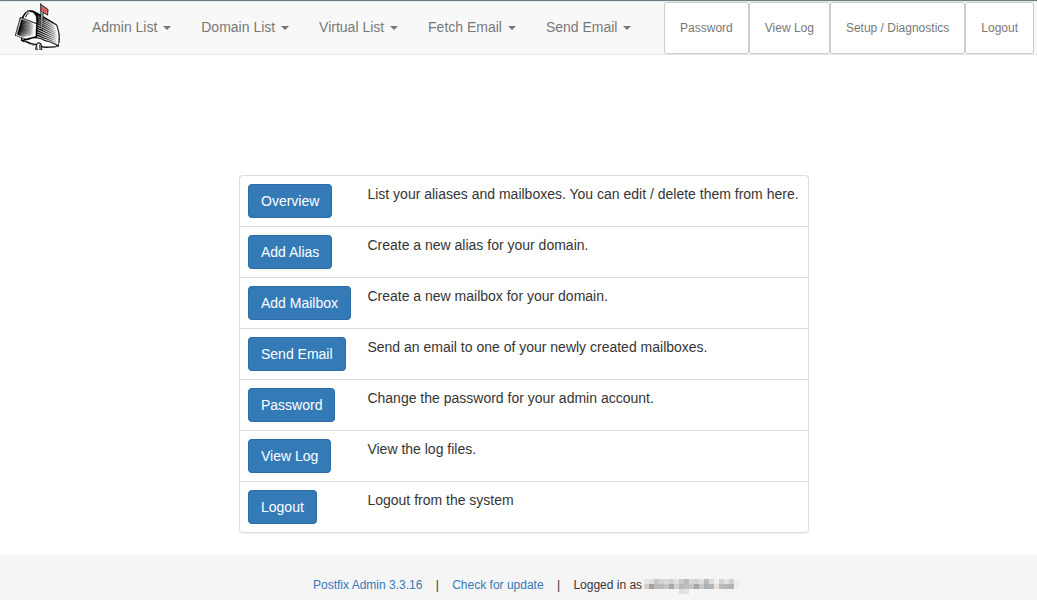 PostfixAdmin
