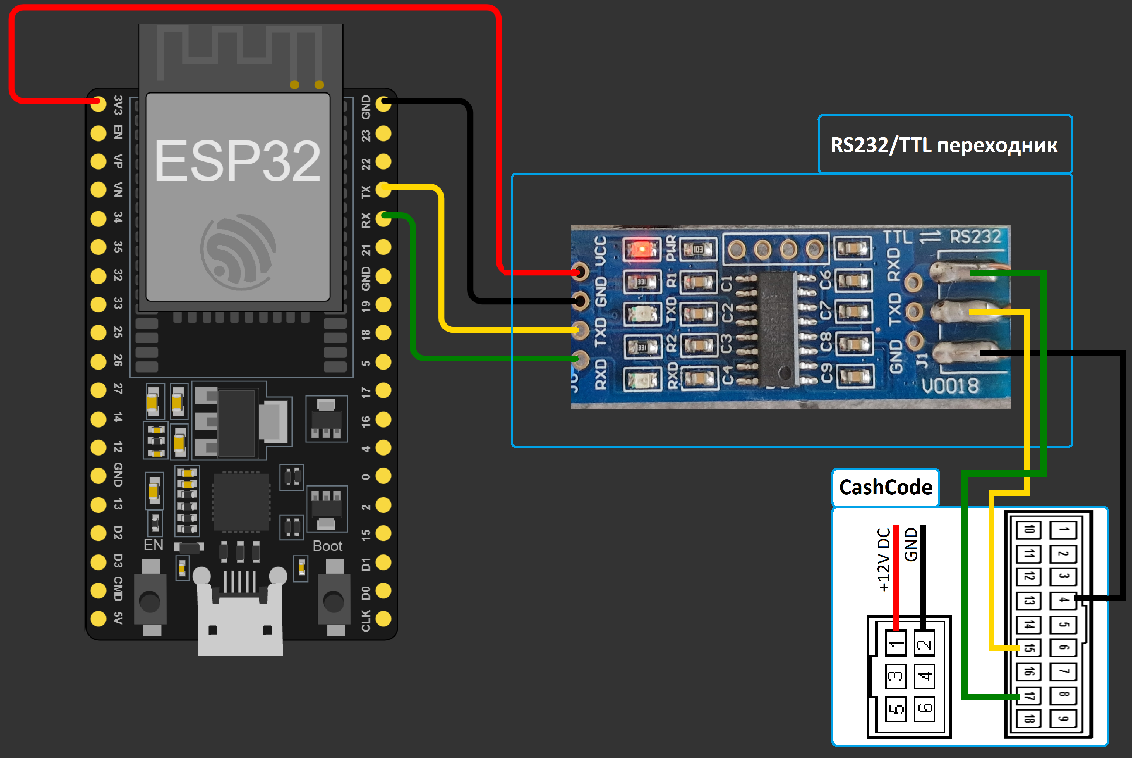 Схема подключения