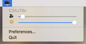 MonitorControl menulet