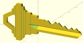 152698 Key in OpenSCAD