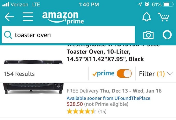 Amazon page breaks alt text