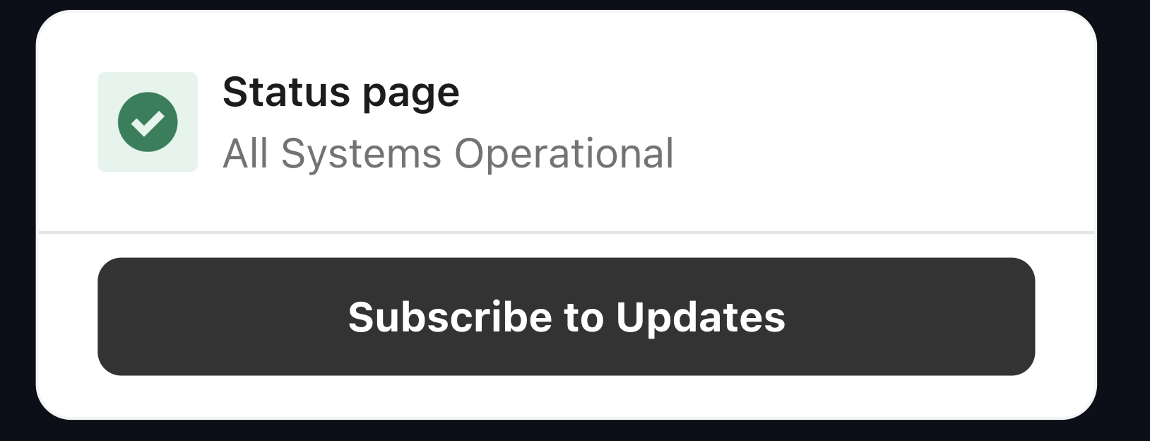 Intercom showing all systems operational