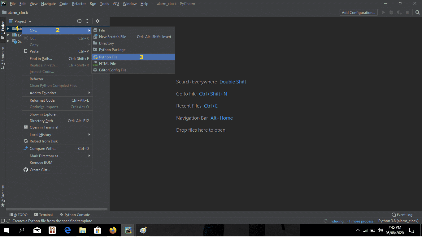 Alarm Clock Using Python Python File