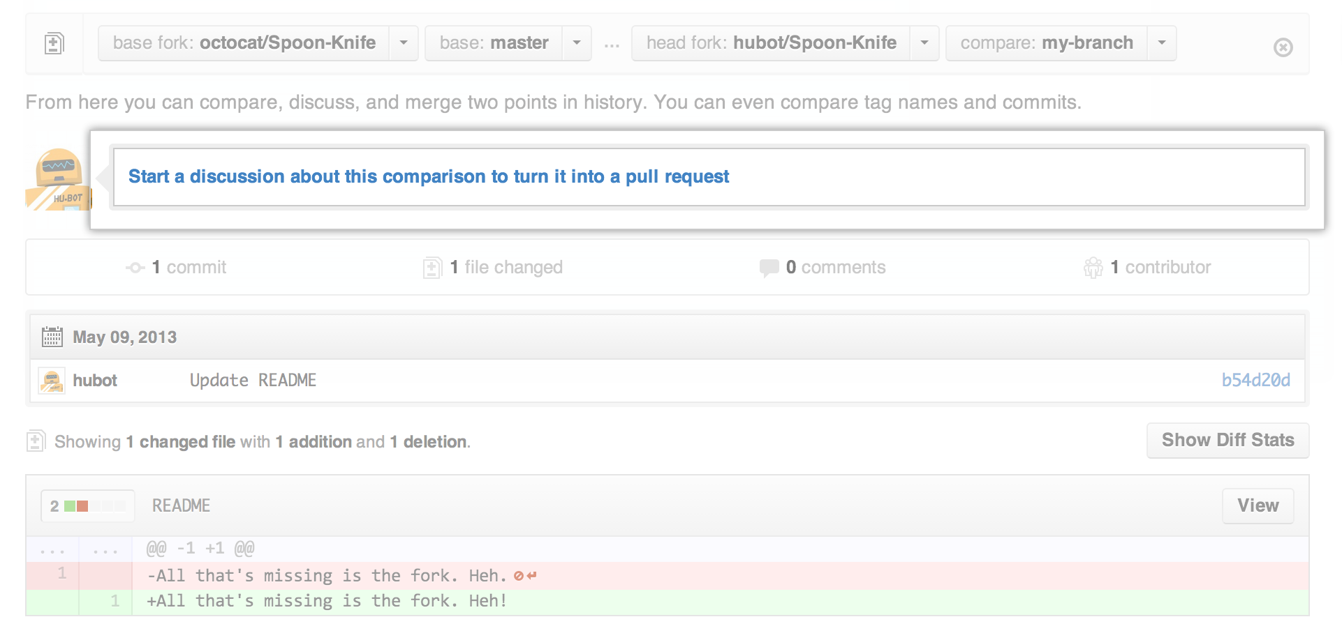Pull 요청 보내기