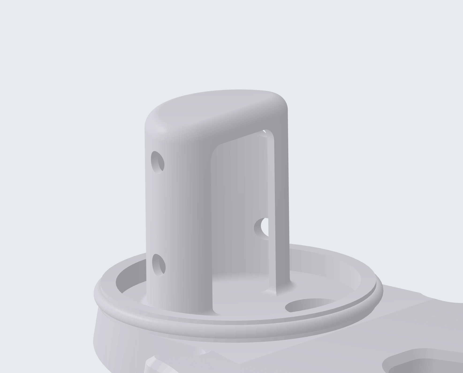 Base retention feature