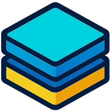 NewStack Logo: stylized N in blue and black