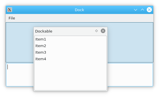 qdockable example