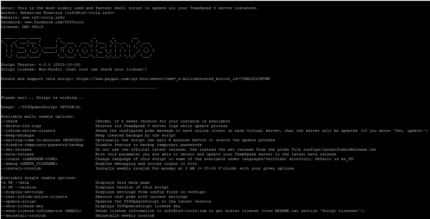 ./TS3UpdateScript.sh --help