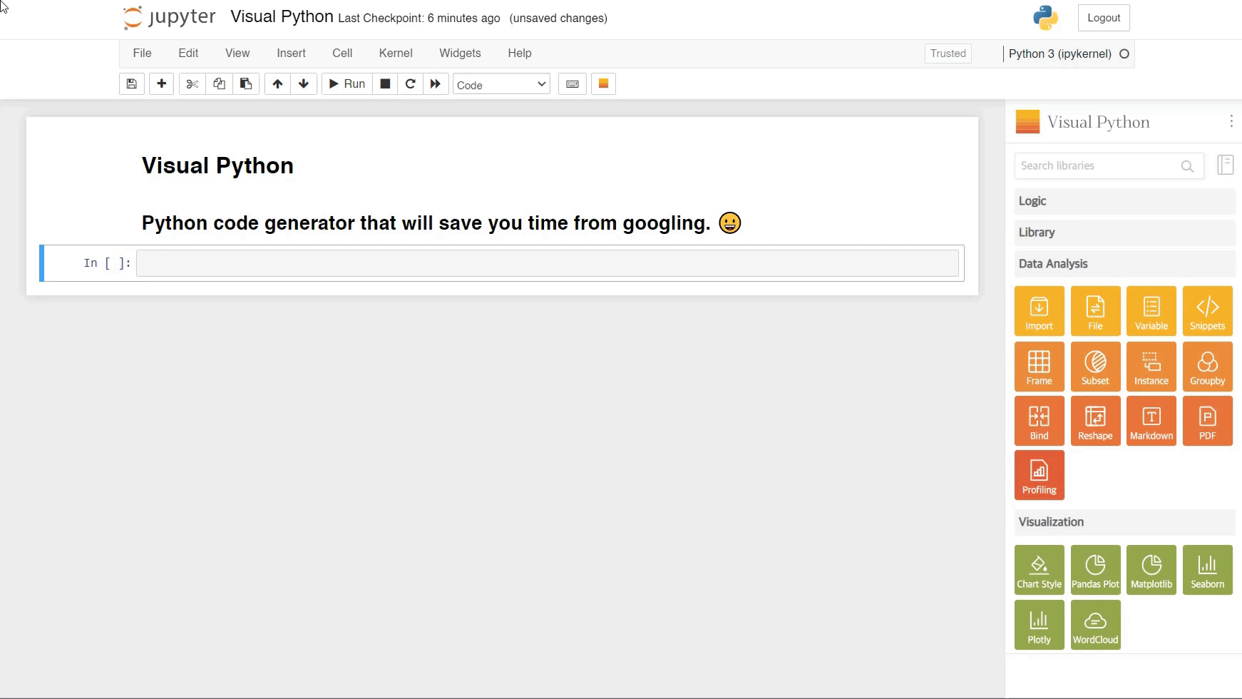 Visual Python v2.2.8