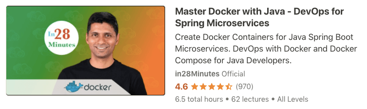 Docker Crash Course for Java Spring Boot Developers Image