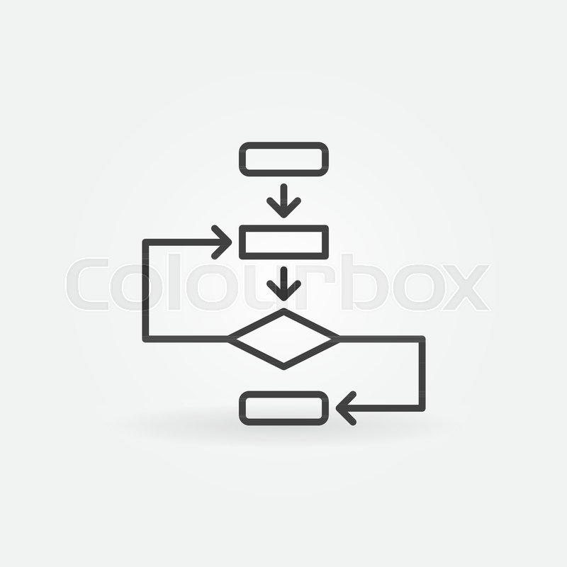 800x800 Algorithm Vector Concept Icon Or Stock Vector Colourbox