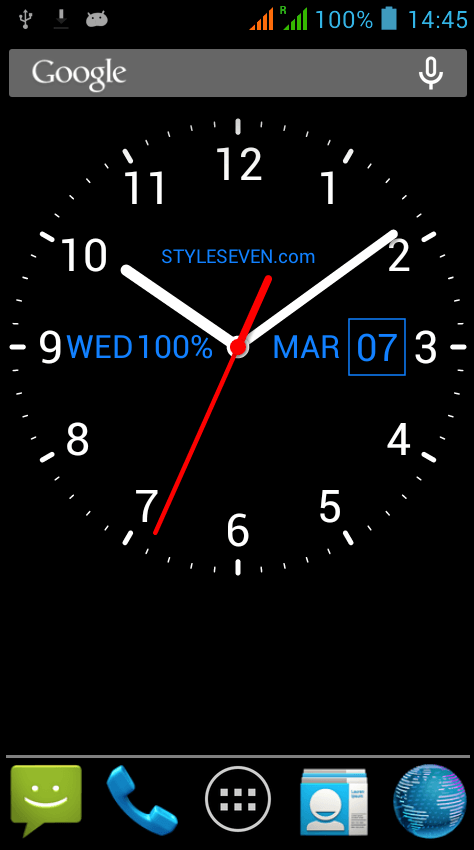 Analog Clock Live Wallpaper-7 app review