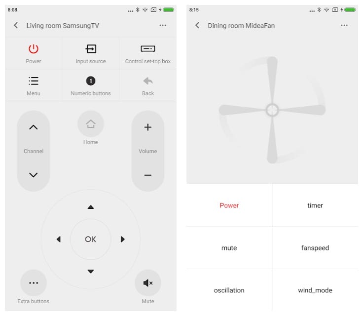 Mi Remote controller app