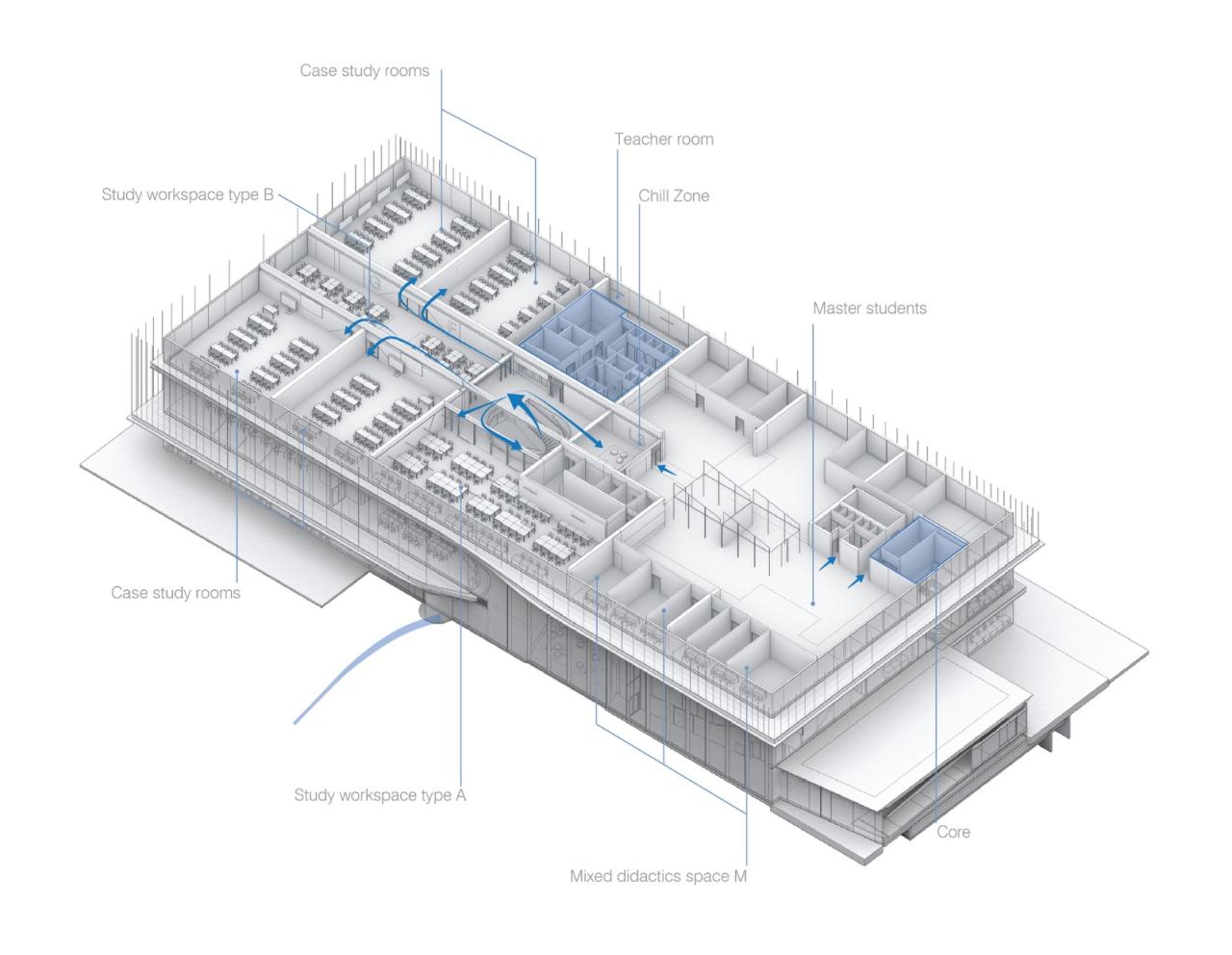 BIM建筑|荷兰代尔夫特理工大学新型能源再生跨学科教学楼 / UNStudio BIM建筑|荷兰代尔夫特理工大学新型能源再生跨学科教学楼 / UNStudio