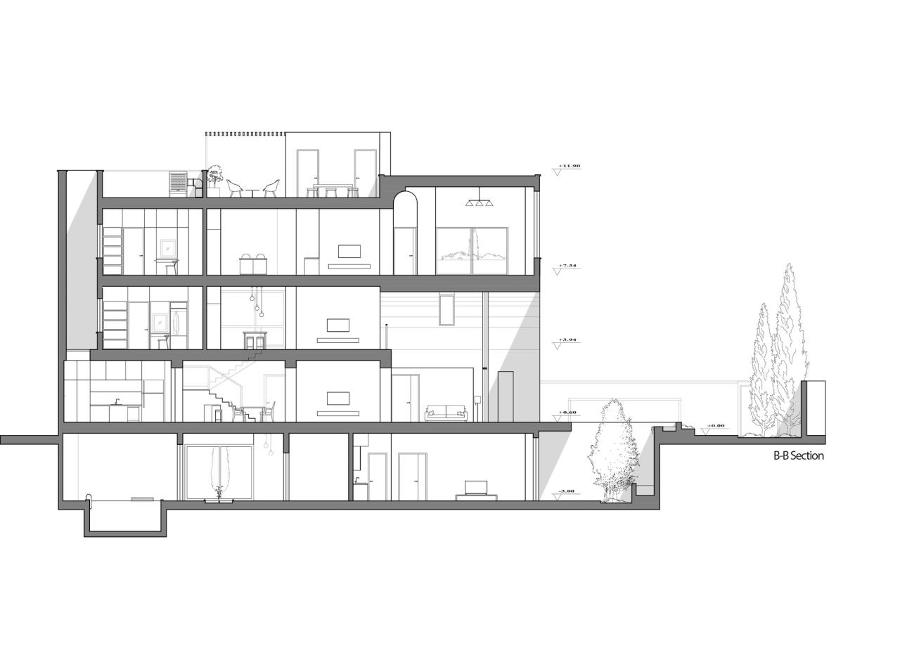 BIM建筑|2 IVANs, 2 HOUSEs / HAMAAN Studio BIM建筑|2 IVANs, 2 HOUSEs / HAMAAN Studio