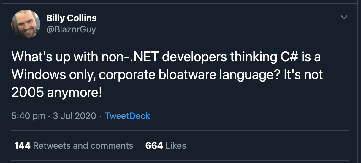 .NET coming across the wrong way