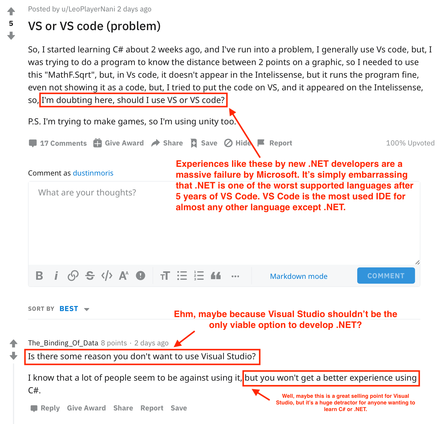 Visual Studio vs. Visual Studio Code