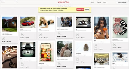 Pinterest Clone Script 3 Screenshot