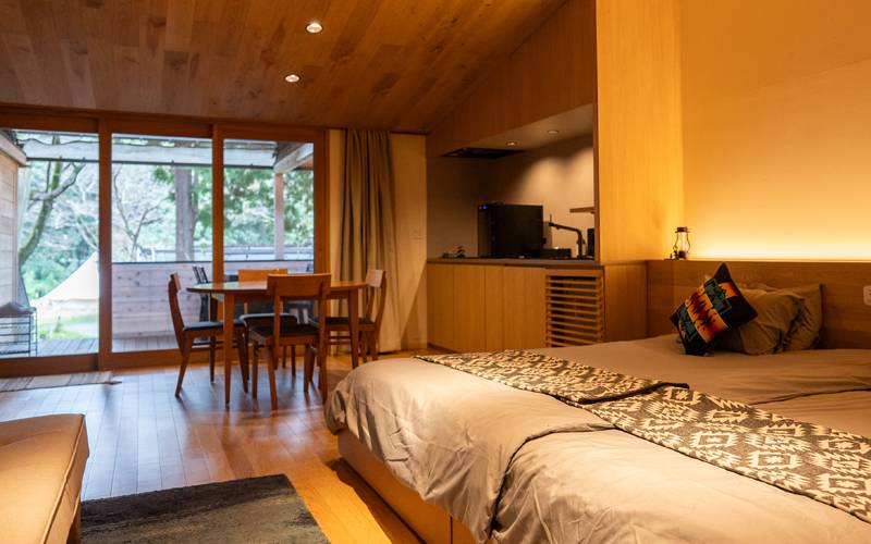 自然の中のお部屋