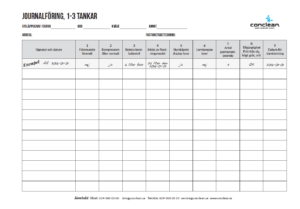 Journalföring 1-3 hushåll