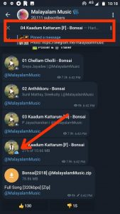 Audio Streaming in Telegram X for Android