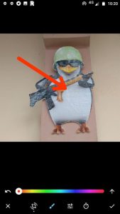 Another screenshot of the image editor in Telegram X for Android