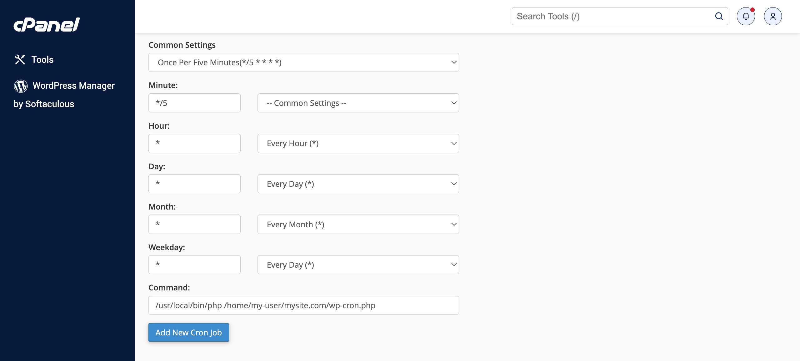 WP Sheet Editor - Automations: Create a new cron job in cpanel