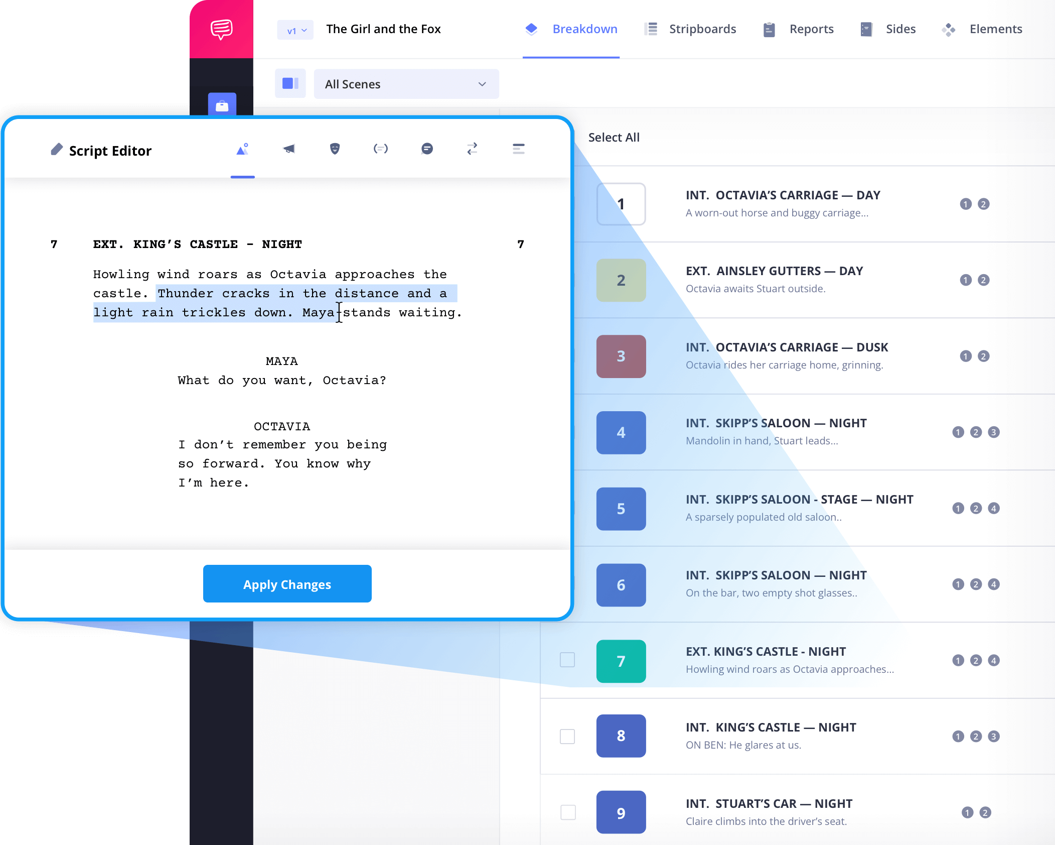 StudioBinder Script Breakdown Software Script Editor and Script Sync App StudioBinder Script Breakdown Software Script Editor and Script Sync App