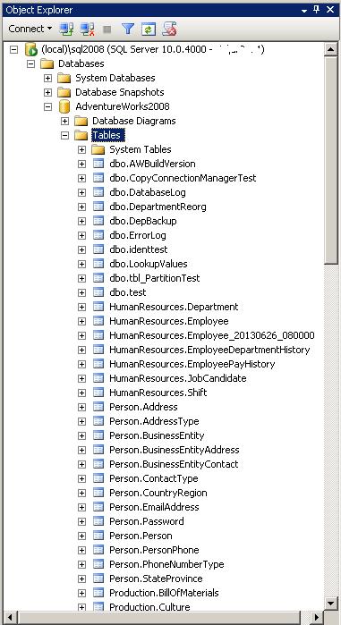 How to Hide Tables in SQL Server Management Studio