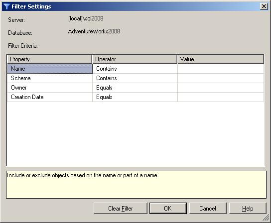 How to Hide Tables in SQL Server Management Studio