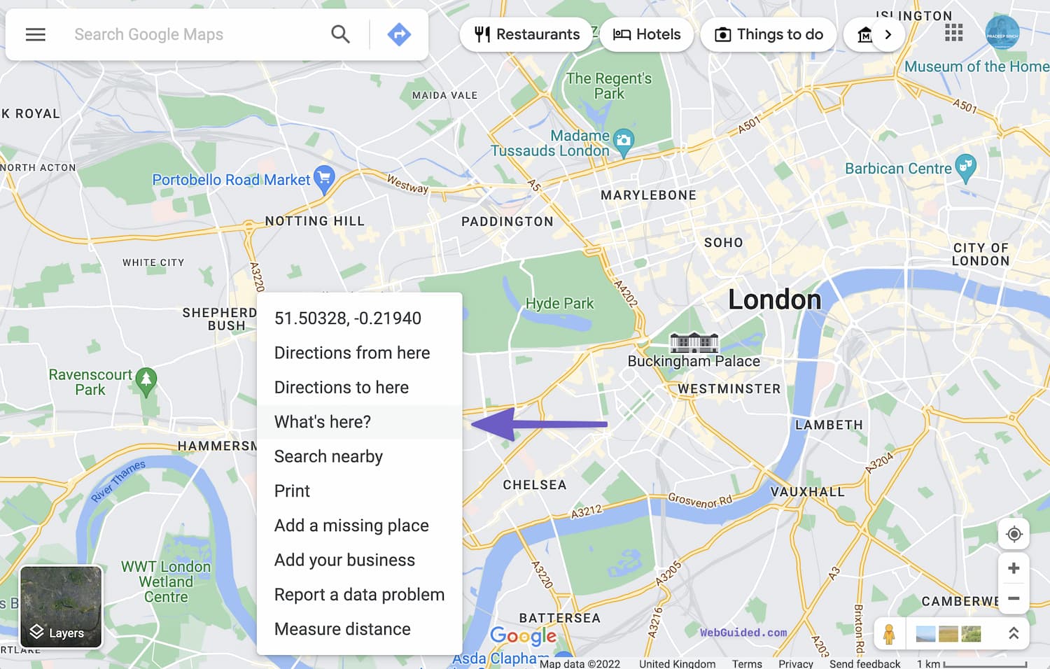 Drop a Pin Google Maps Desktop