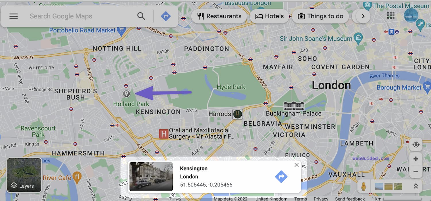 Drop a Pin Google Maps Reveal Location Share