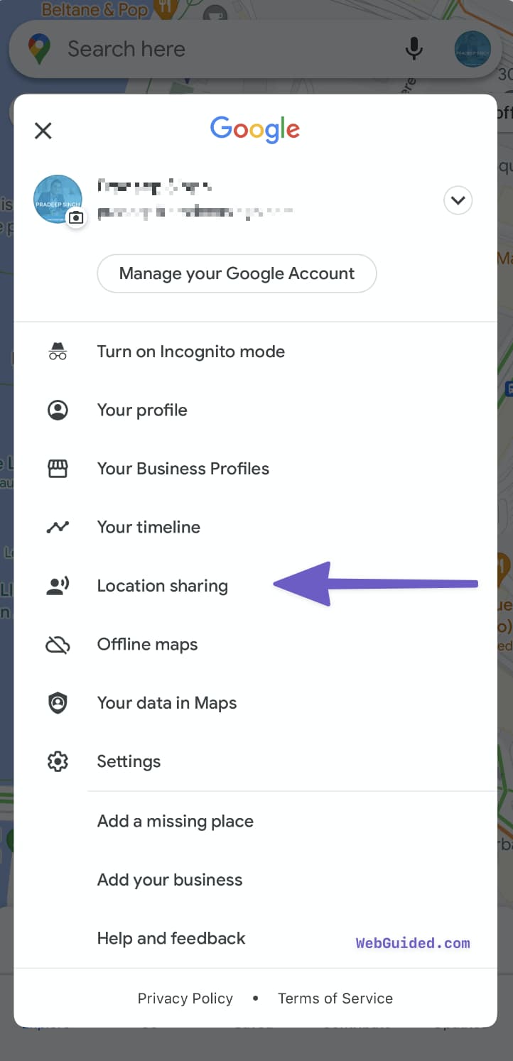 Google Maps Live Location Sharing Feature Dropped Pins